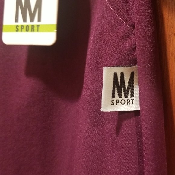 Nicole by Nicole Miller Sport Woven Contrast Trim Active Fitness Jogger XL - Picture 4 of 16